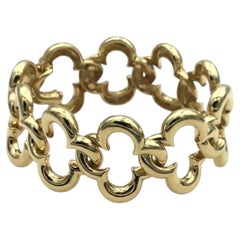 Van Cleef & Arpels Vintage Alhambra 18K Yellow Gold Bracelet