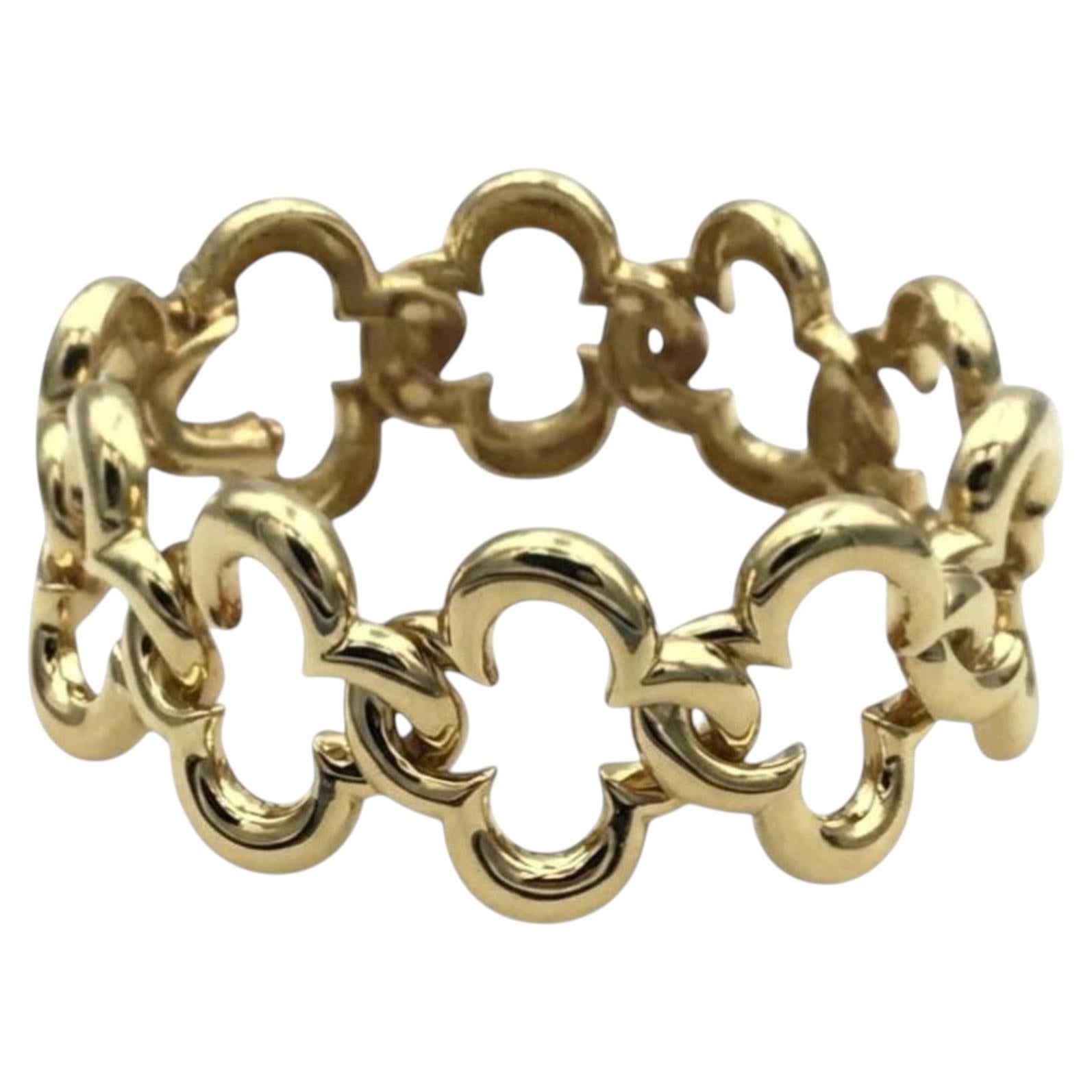 Van Cleef & Arpels Vintage Alhambra 18K Gelbgold Armband