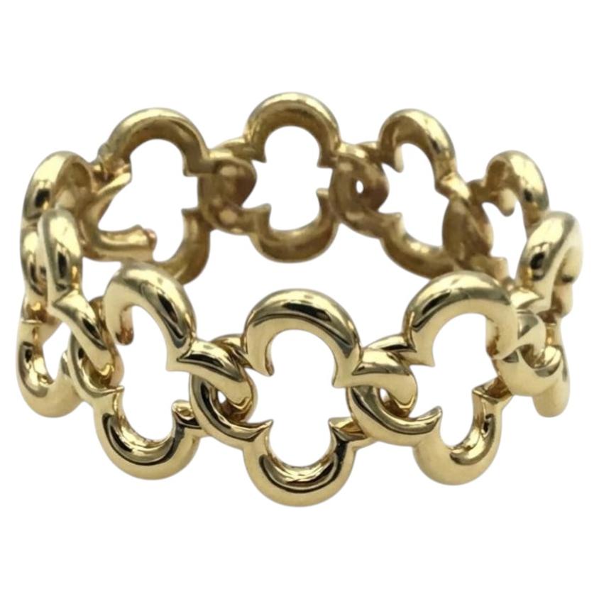 Van Cleef & Arpels Vintage Alhambra 18K Yellow Gold Bracelet