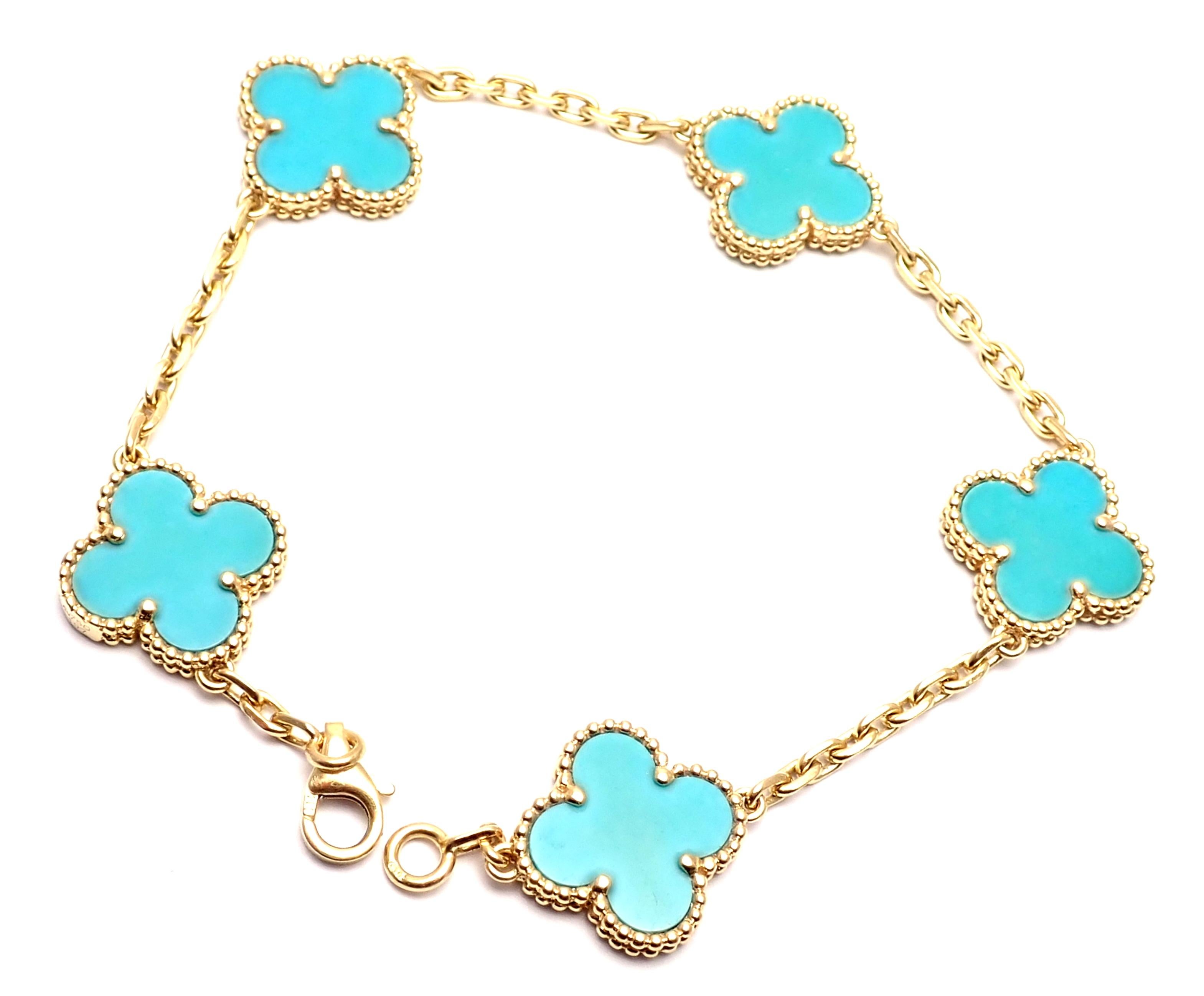 van cleef turquoise bracelet