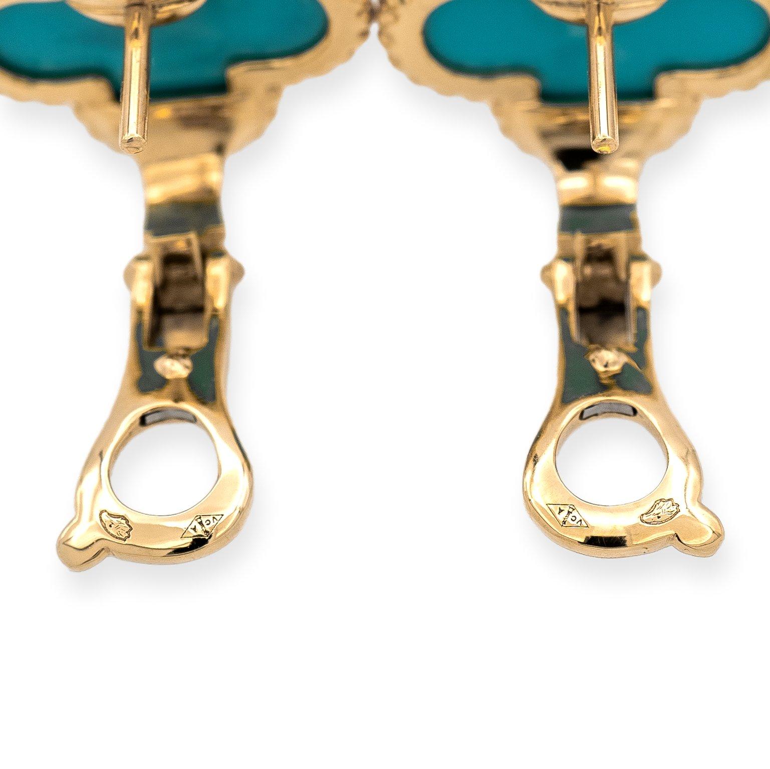 teal clip on earrings