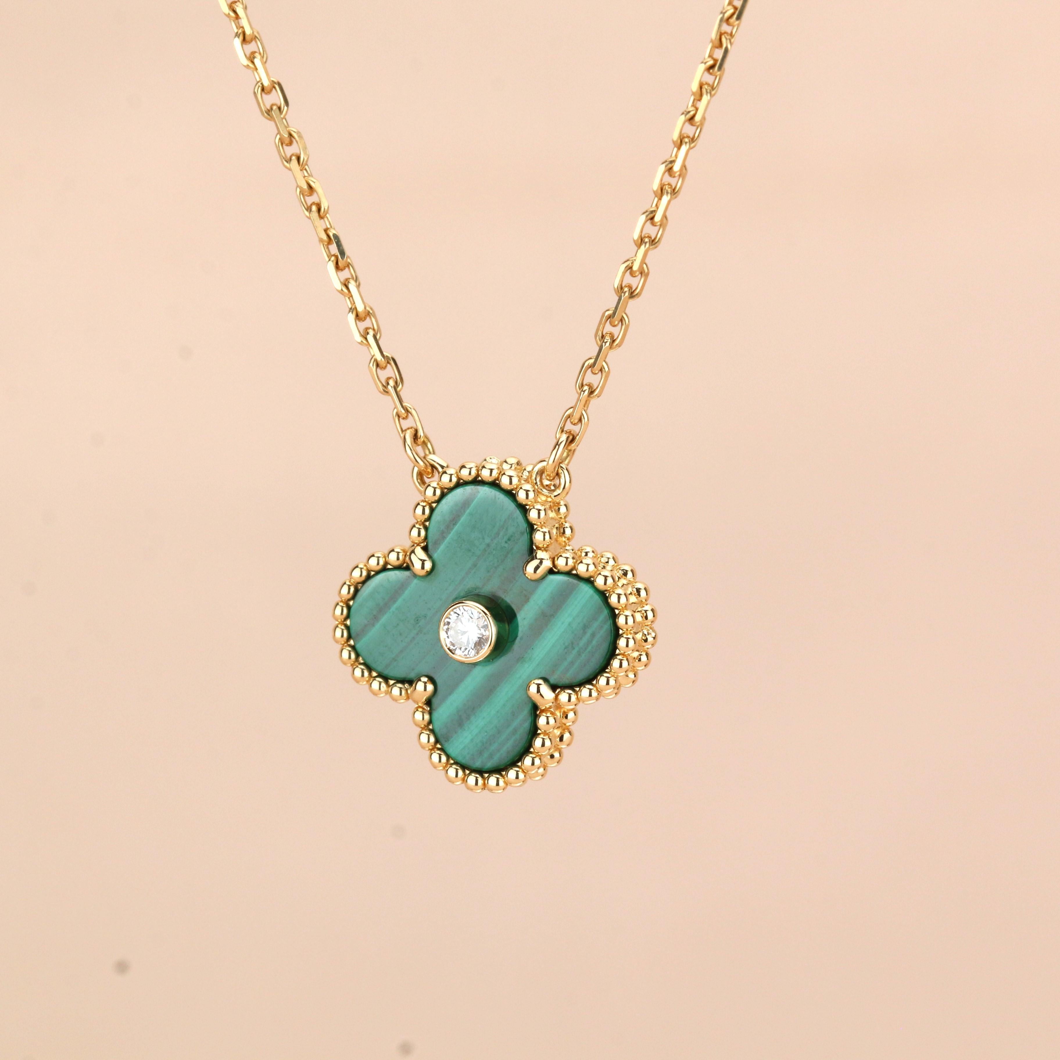 green van cleef necklace
