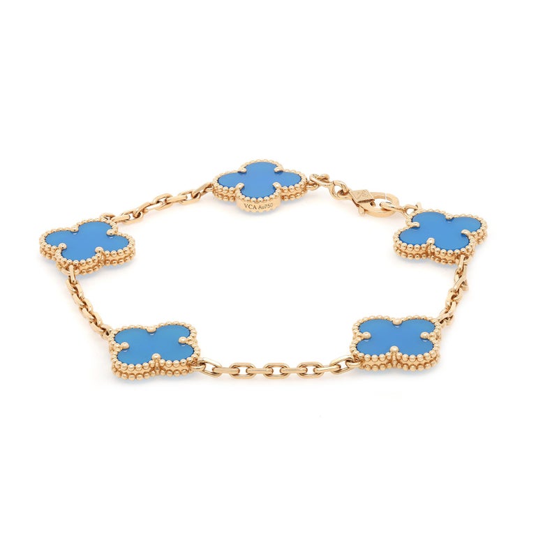 Van Cleef Arpels Bracelet Alhambra - 8 For Sale on 1stDibs