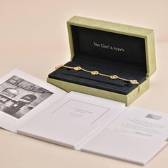 Van Cleef & Arpels Pulsera Vintage Alhambra 5 Motivos Oro Amarillo