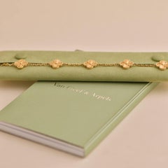 Van Cleef & Arpels Bracciale vintage Alhambra 5 motivi in oro giallo