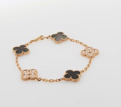 Van Cleef & Arpels Vintage Alhambra 50th Anniversary diamond Bracelet