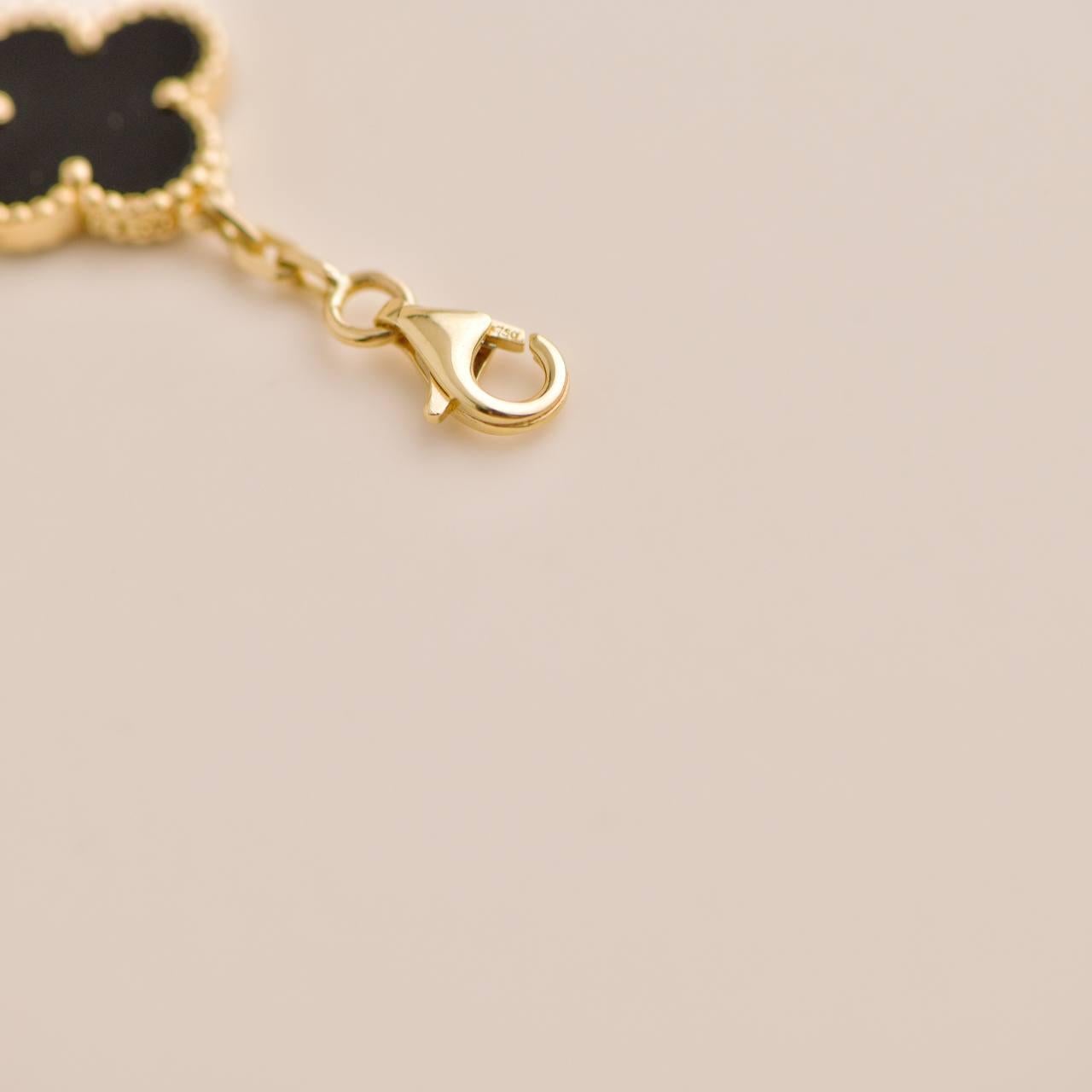 van cleef bracelet black