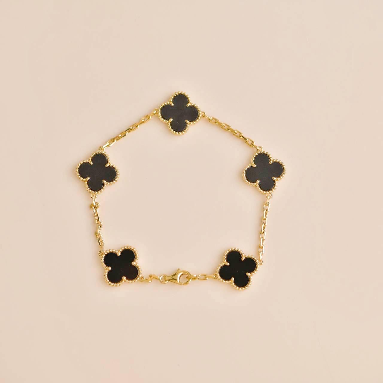 black van cleef bracelet