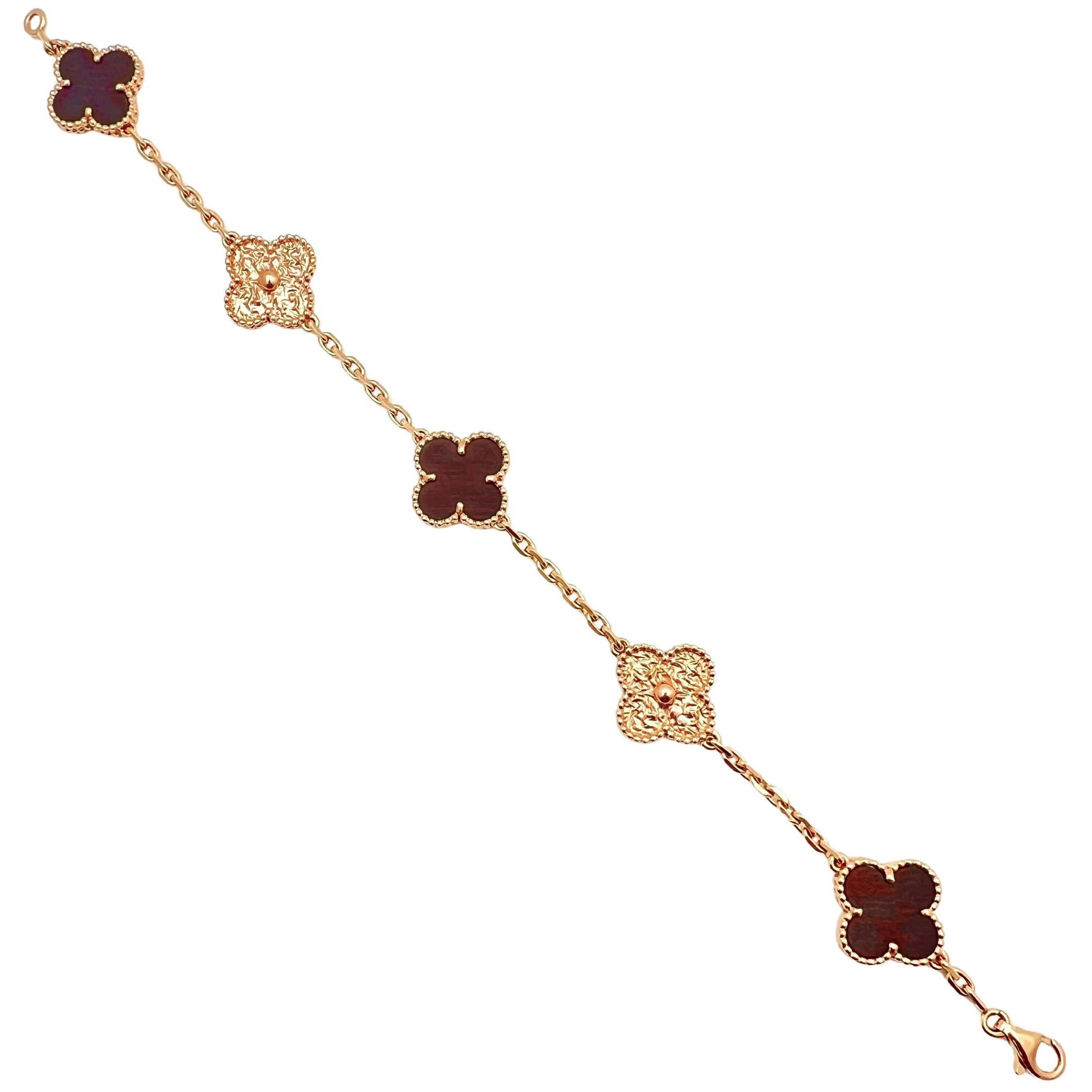 Bracelet Van Cleef & Arpels Vintage Alhambra édition limitée 