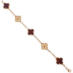 Van Cleef & Arpels Bracciale vintage Alhambra Bois D'Amourette