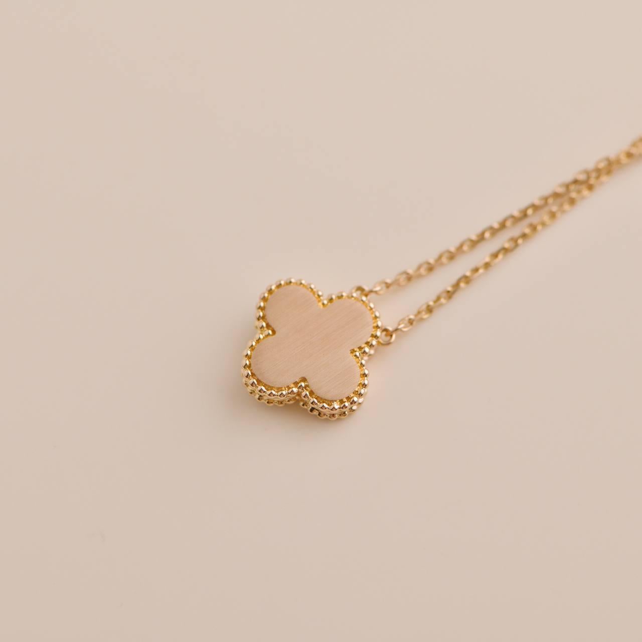 red van cleef necklace