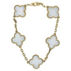 Van Cleef & Arpels Vintage Alhambra Bracelet 18K YG 5 Motifs