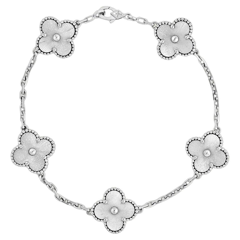 Van Cleef & Arpels Bracciale Alhambra Vintage 5 Motivi