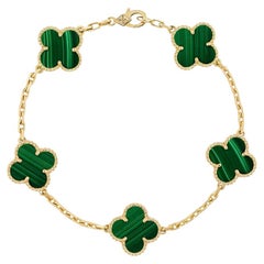 Van Cleef & Arpels Vintage Alhambra bracelet malachite
