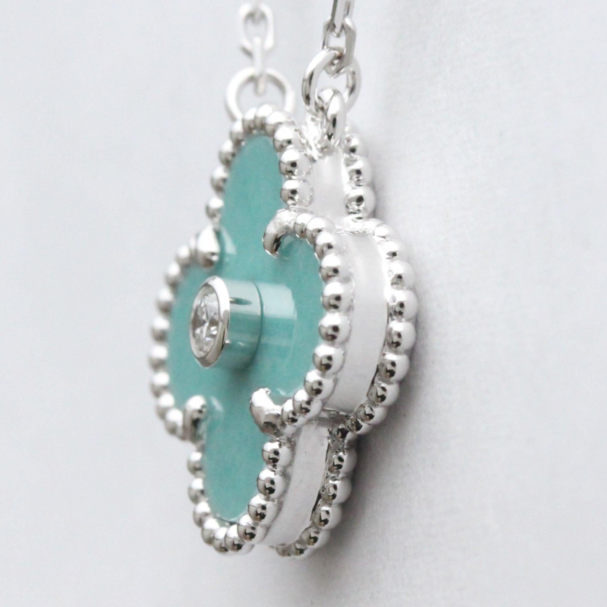 van cleef alhambra diamond necklace