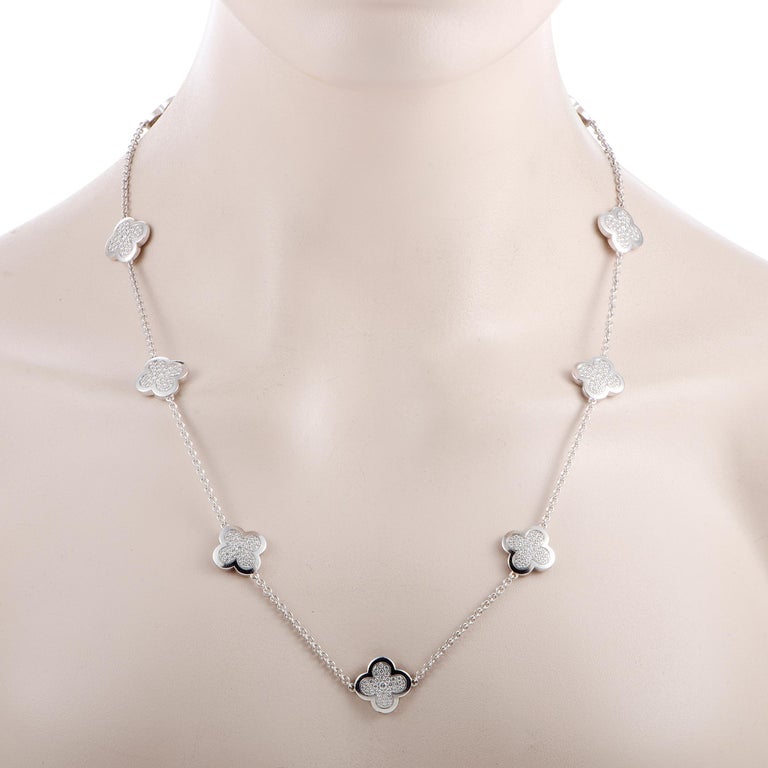 White van cleef necklace Clearance