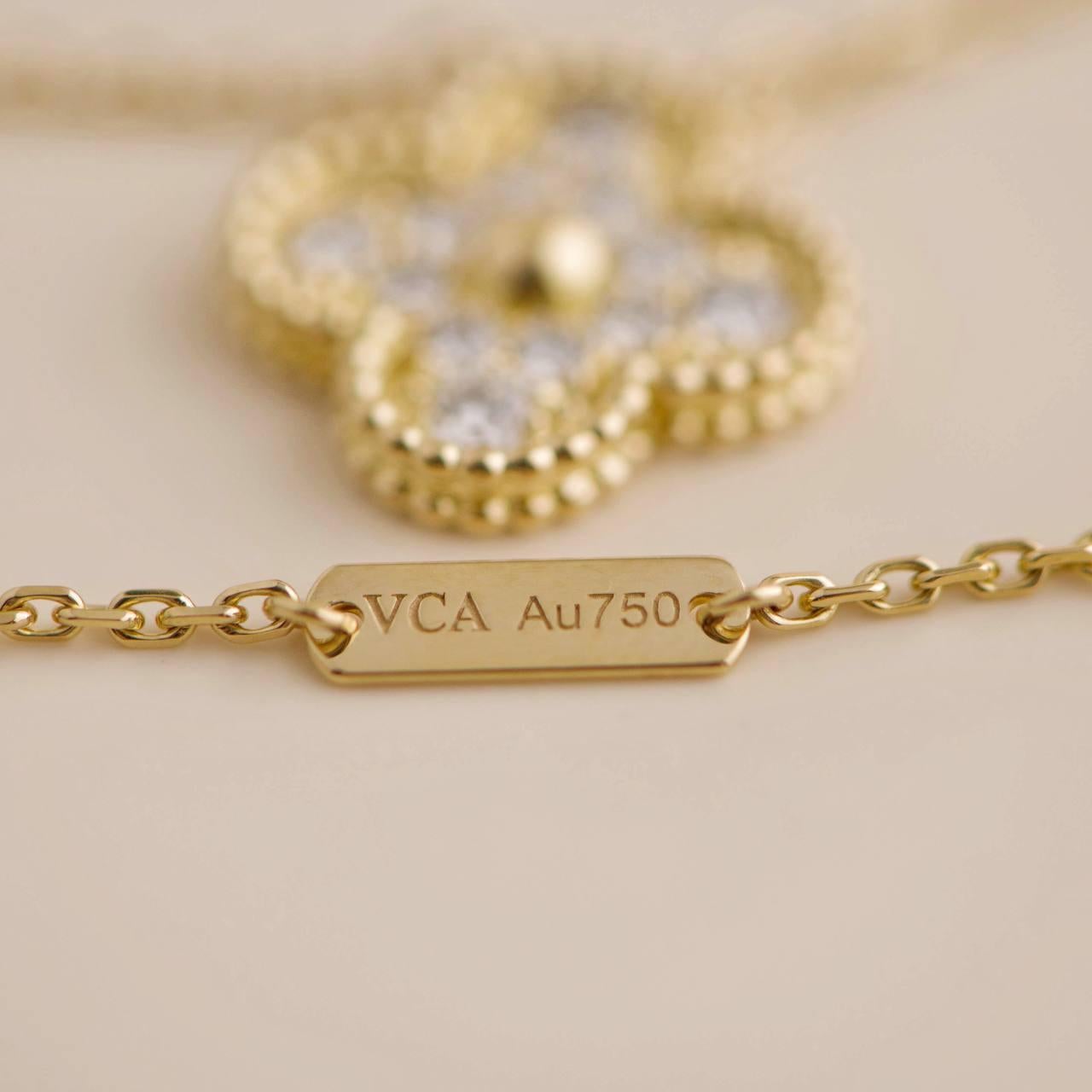 van cleef pendant only