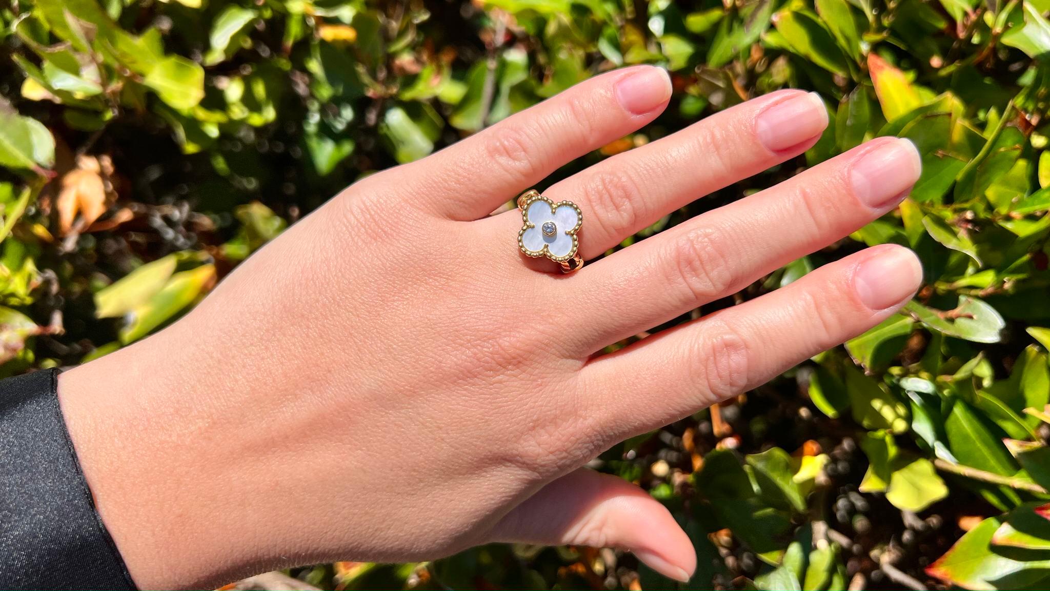 gold van cleef ring