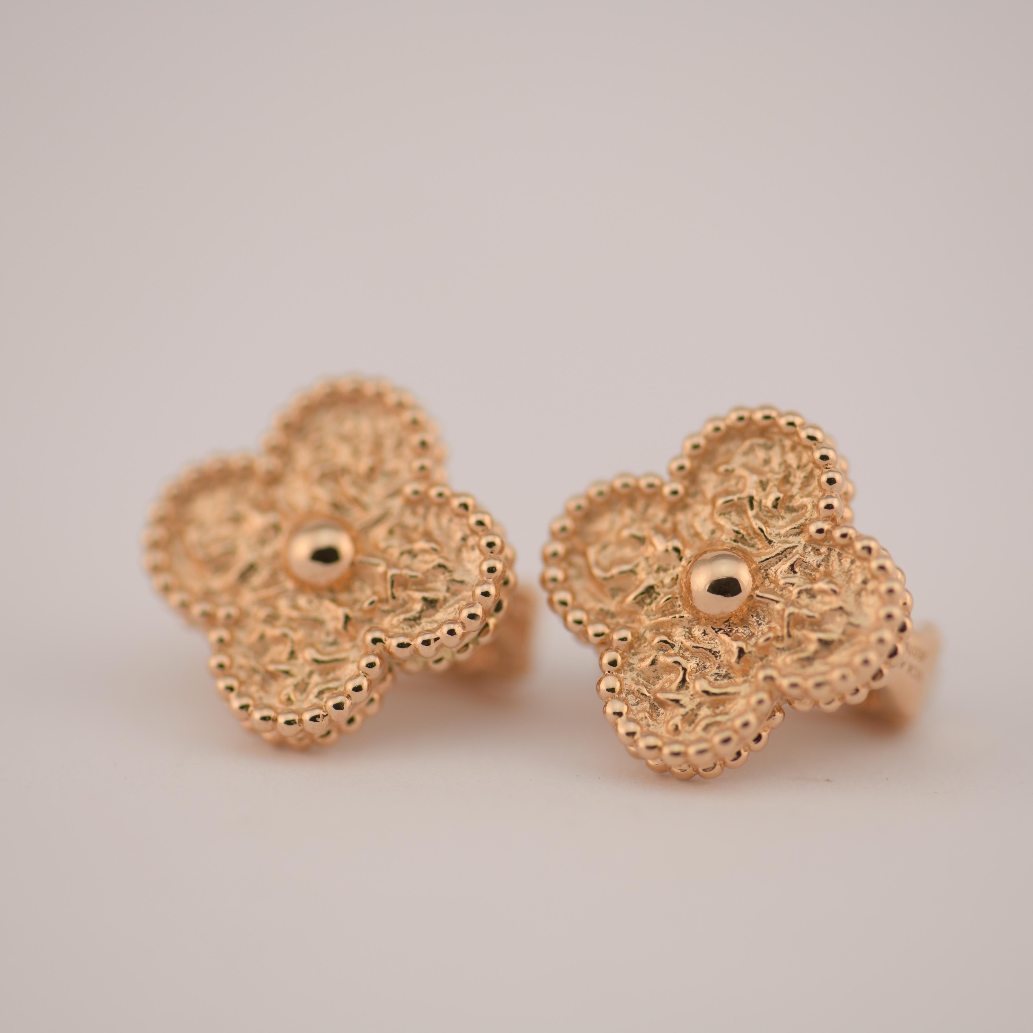 vca alhambra earrings sizes