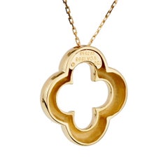 Van Cleef & Arpels Vintage Alhambra Gold Necklace