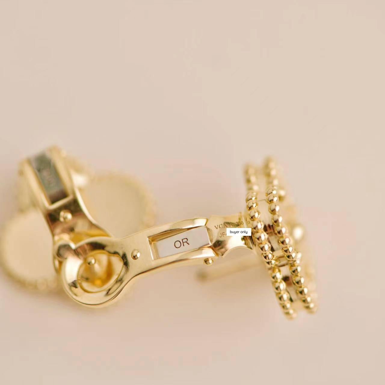 van cleef clip on earrings
