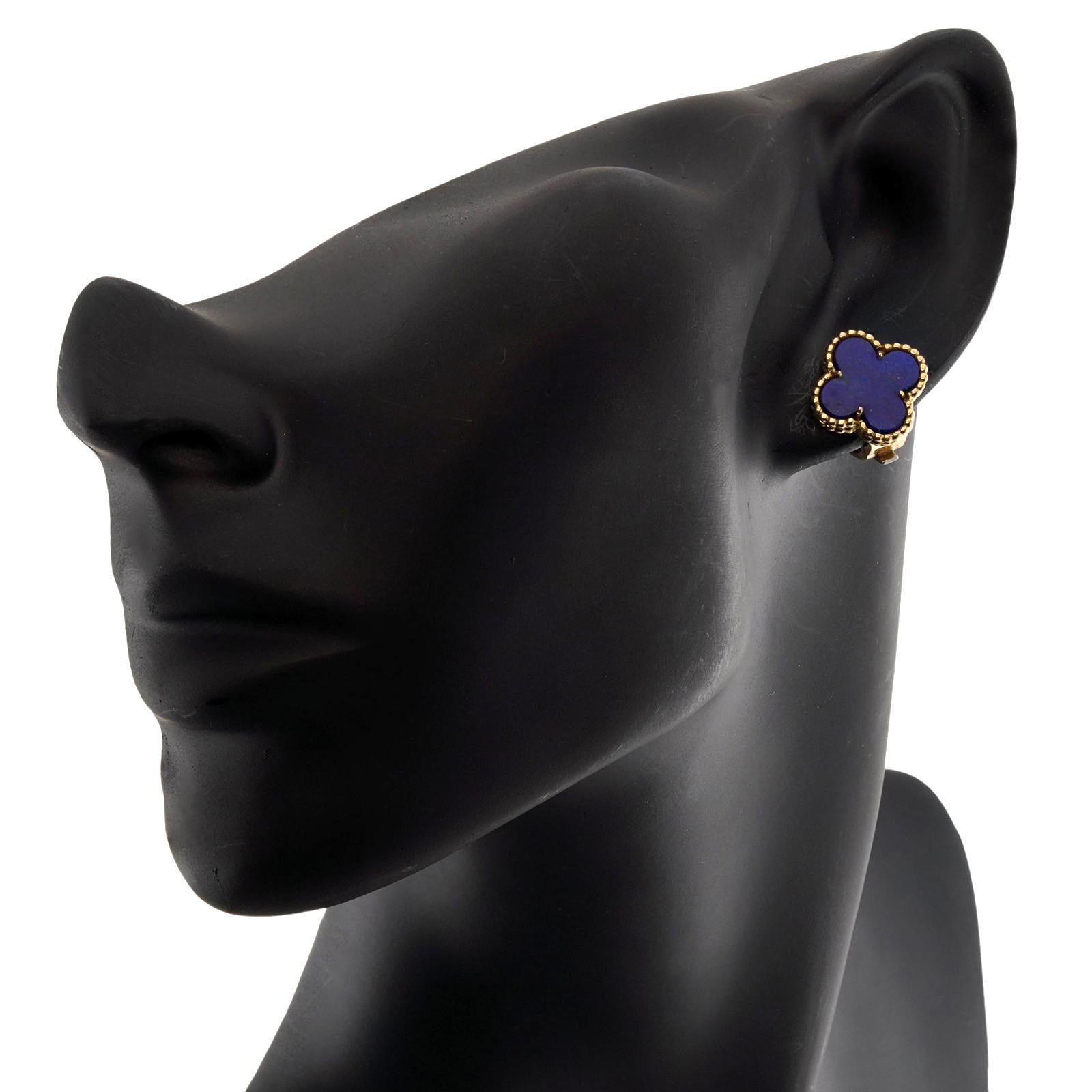 van cleef clip on earrings