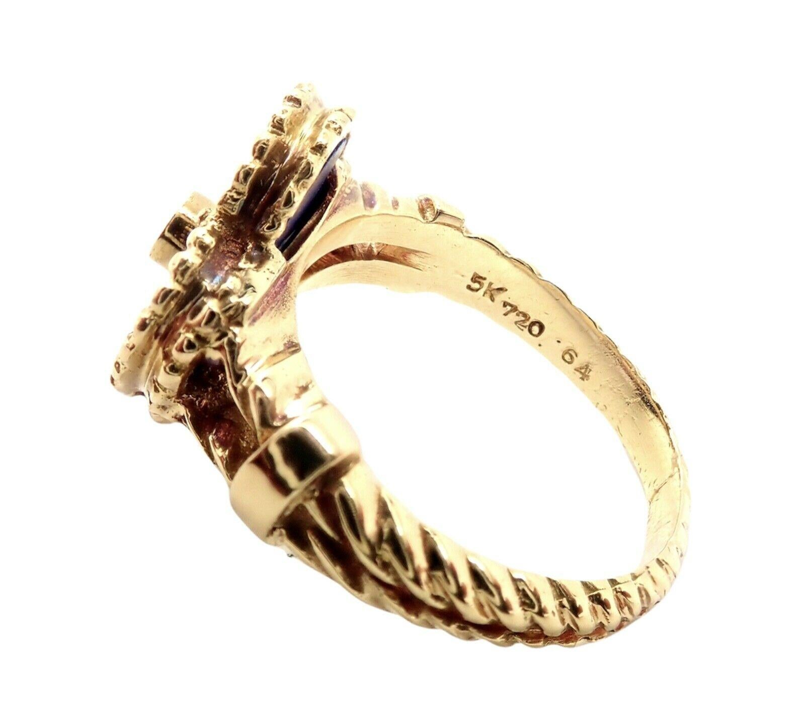vca vintage alhambra ring