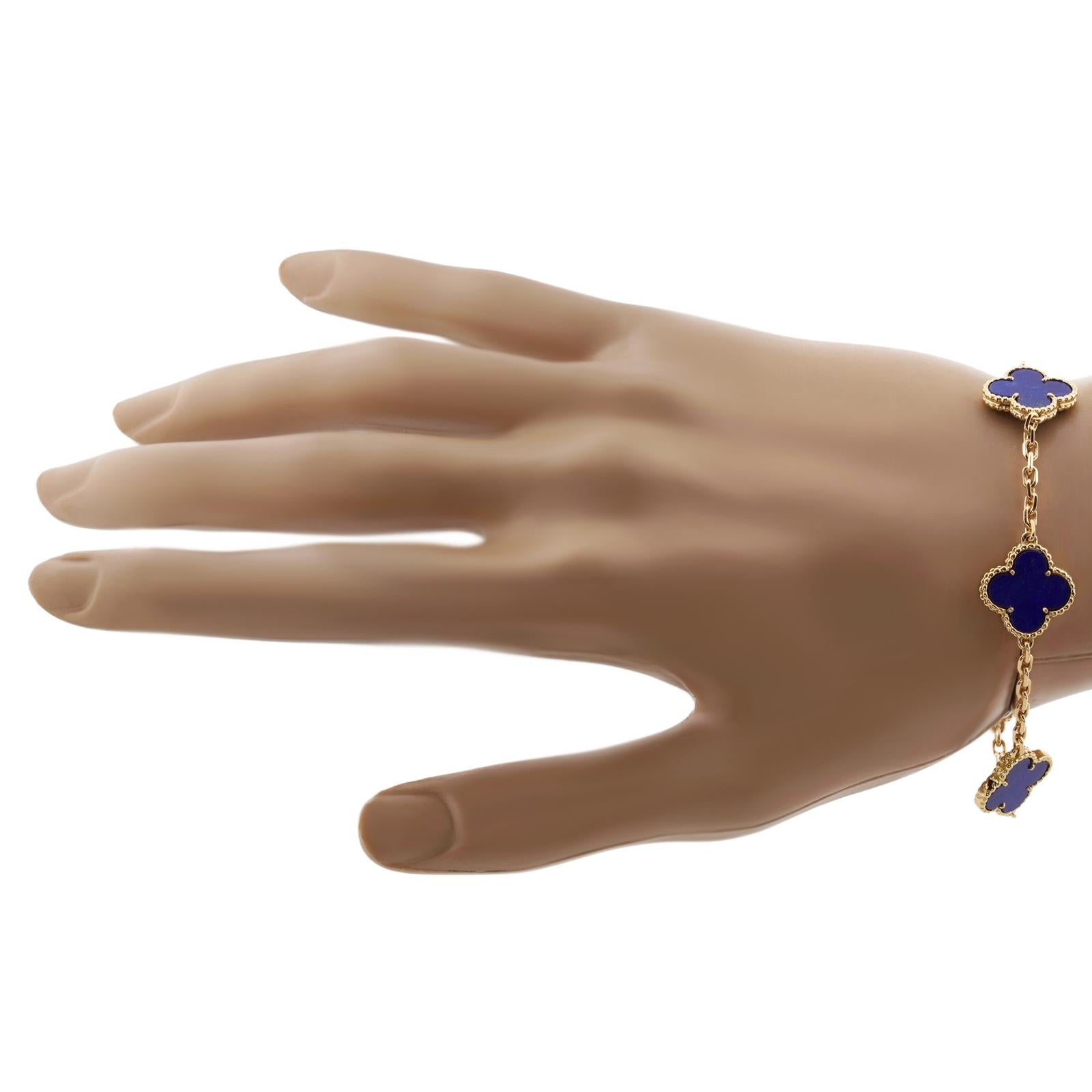blue van cleef bracelet