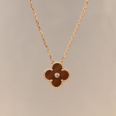 Van Cleef & Arpels Vintage Alhambra Limited Edition Bullseye Pendant Necklace