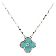 Van Cleef & Arpels Vintage Alhambra Limited Edition Holiday 2022 Celadon Sèvres