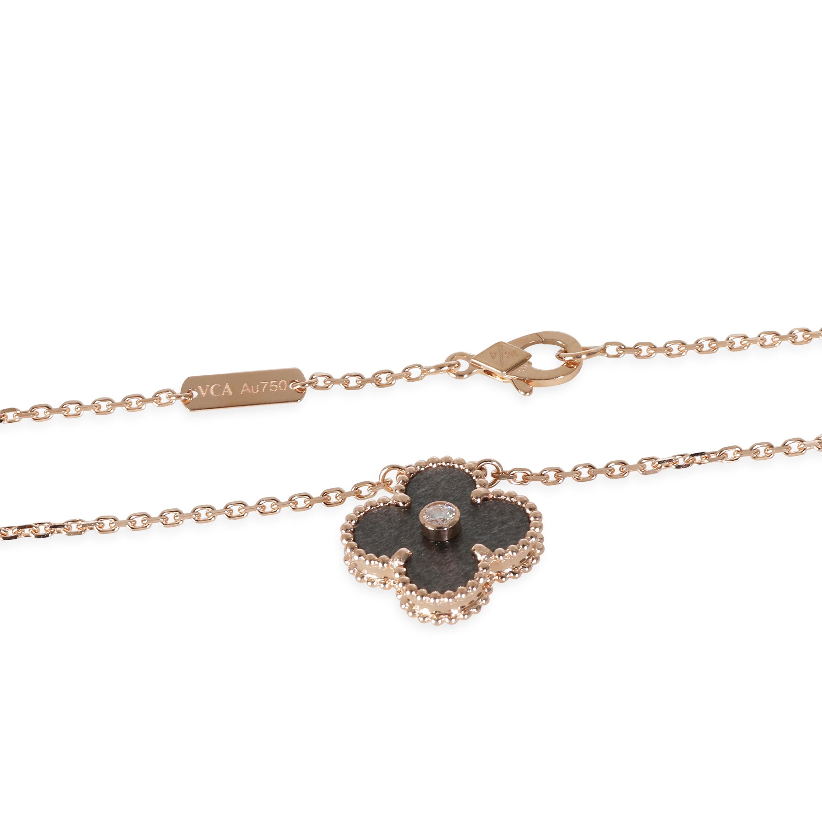 Van Cleef & Arpels Vintage Alhambra Limited Edition Pendant In Excellent Condition For Sale In New York, NY