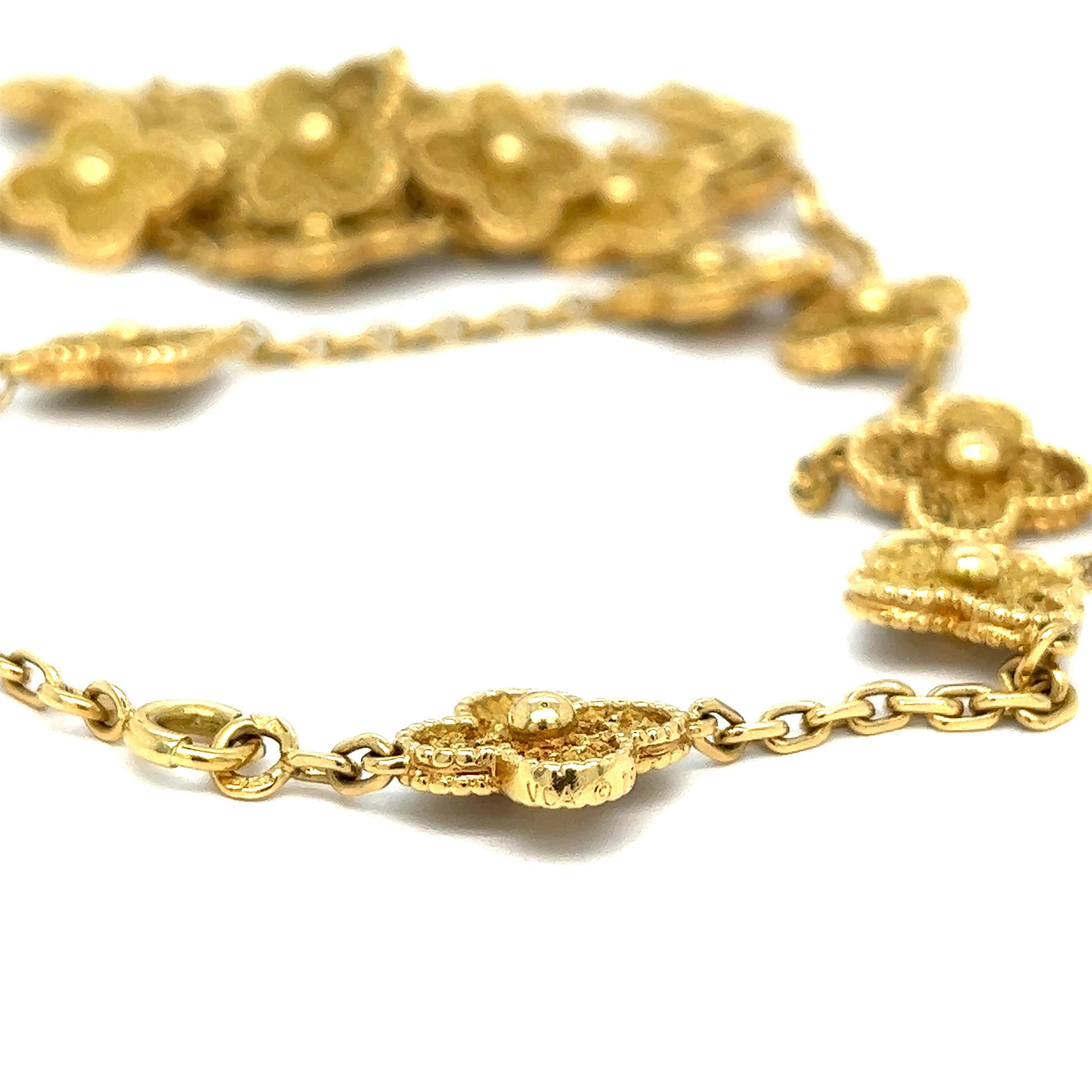 Women's Van Cleef & Arpels Vintage Alhambra Long Chain Necklace