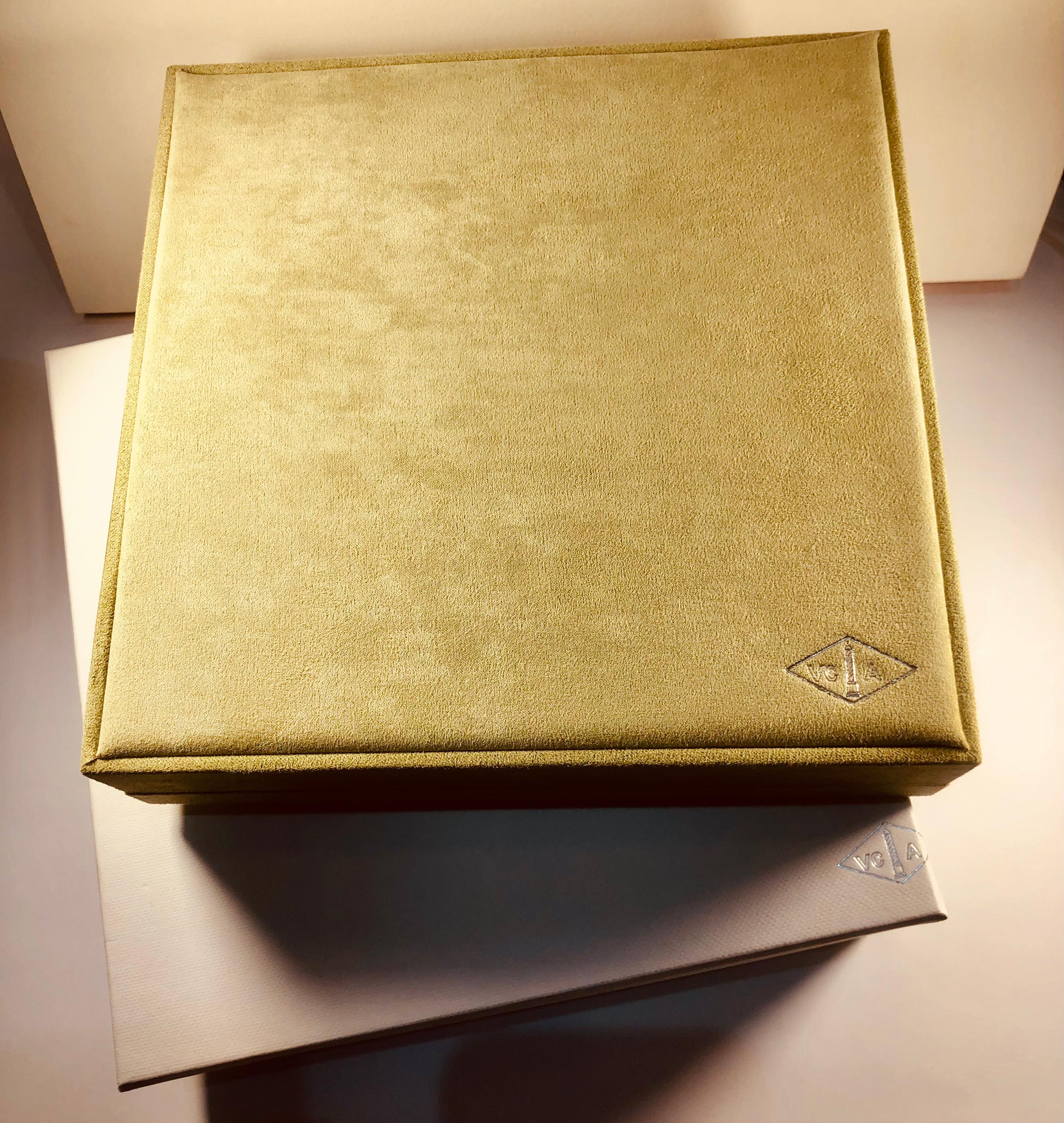Van Cleef &amp;amp;amp;amp;amp; Arpels Vintage Alhambra-Ohrringe aus Gelbgold mit Malachit Damen