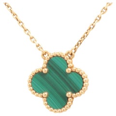 Van Cleef & Arpels Vintage Alhambra Malachite