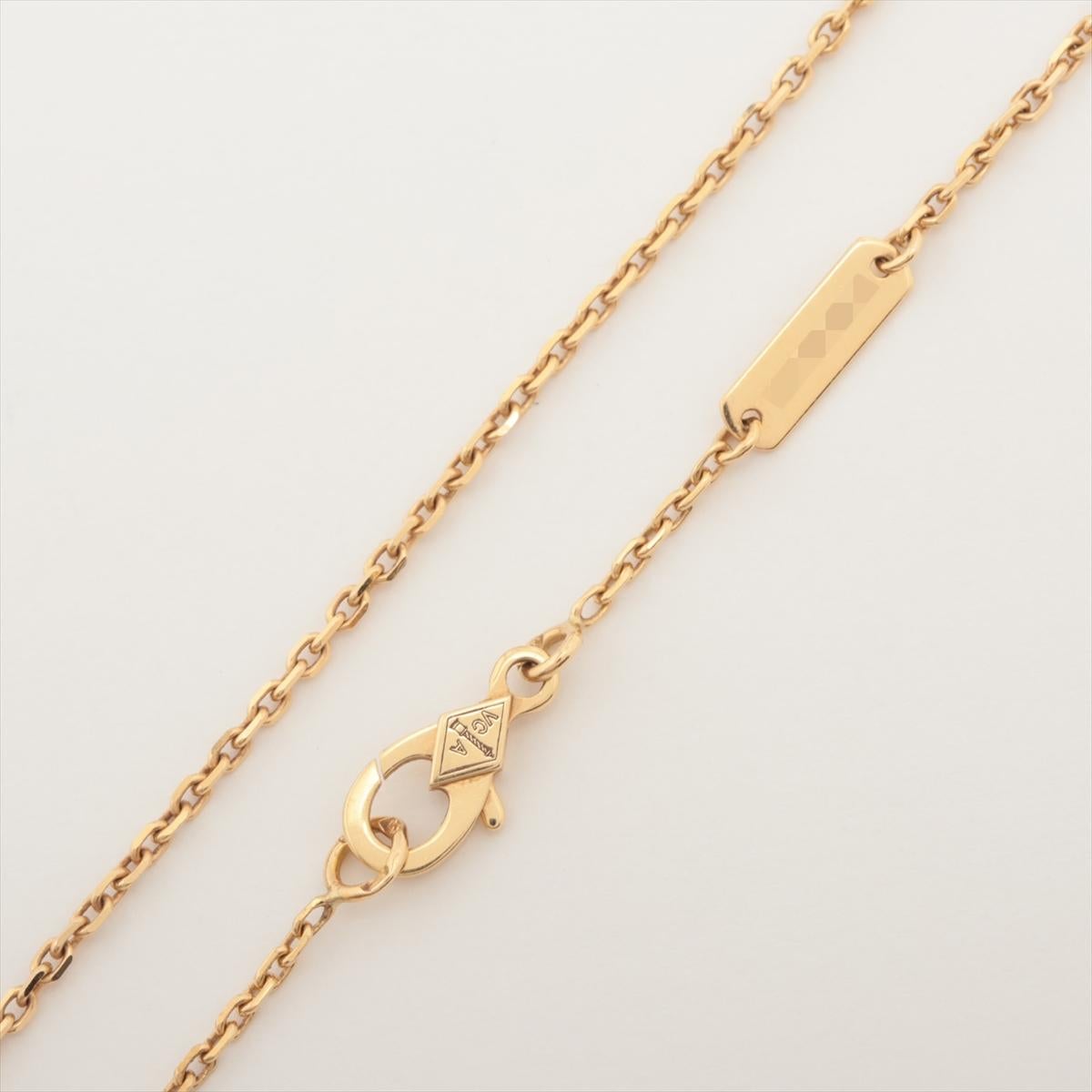 Women's or Men's Van Cleef & Arpels Vintage Alhambra Malachite Necklace 