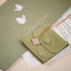 Colgante festivo Van Cleef & Arpels Vintage Alhambra MOP Oro rosa 2012