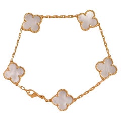 Van Cleef & Arpels Bracelet vintage Alhambra à 5 motifs en or jaune