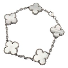 Van Cleef & Arpels "Vintage Alhambra" Mother of Pearl Bracelet