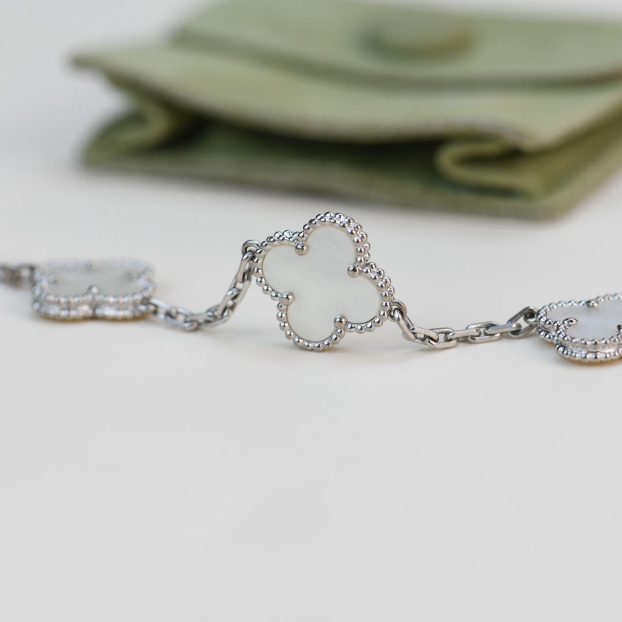 mother-of-pearl bracelet van cleef