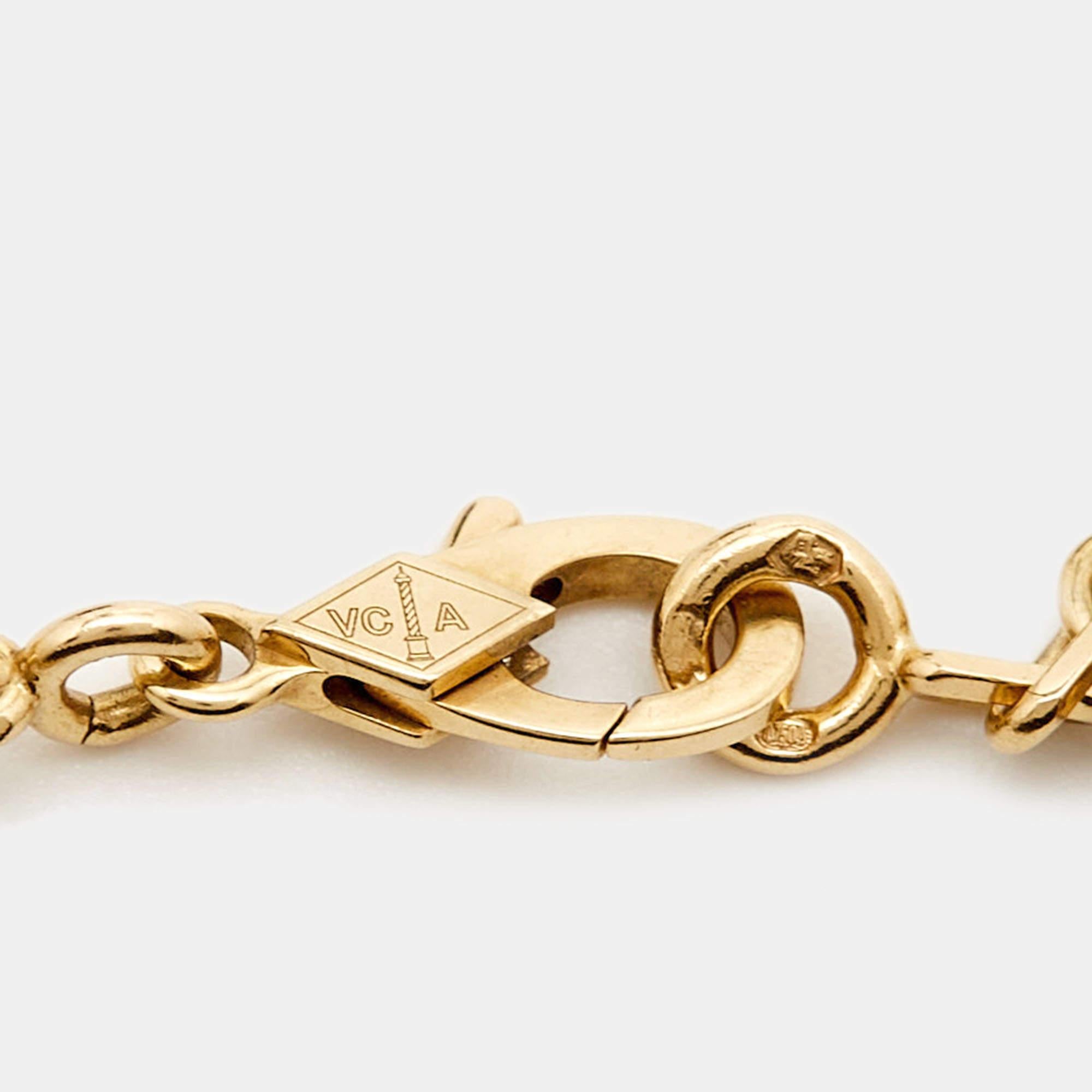 van cleef ankle bracelet