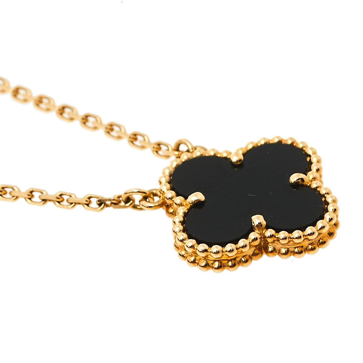 sweet alhambra onyx necklace