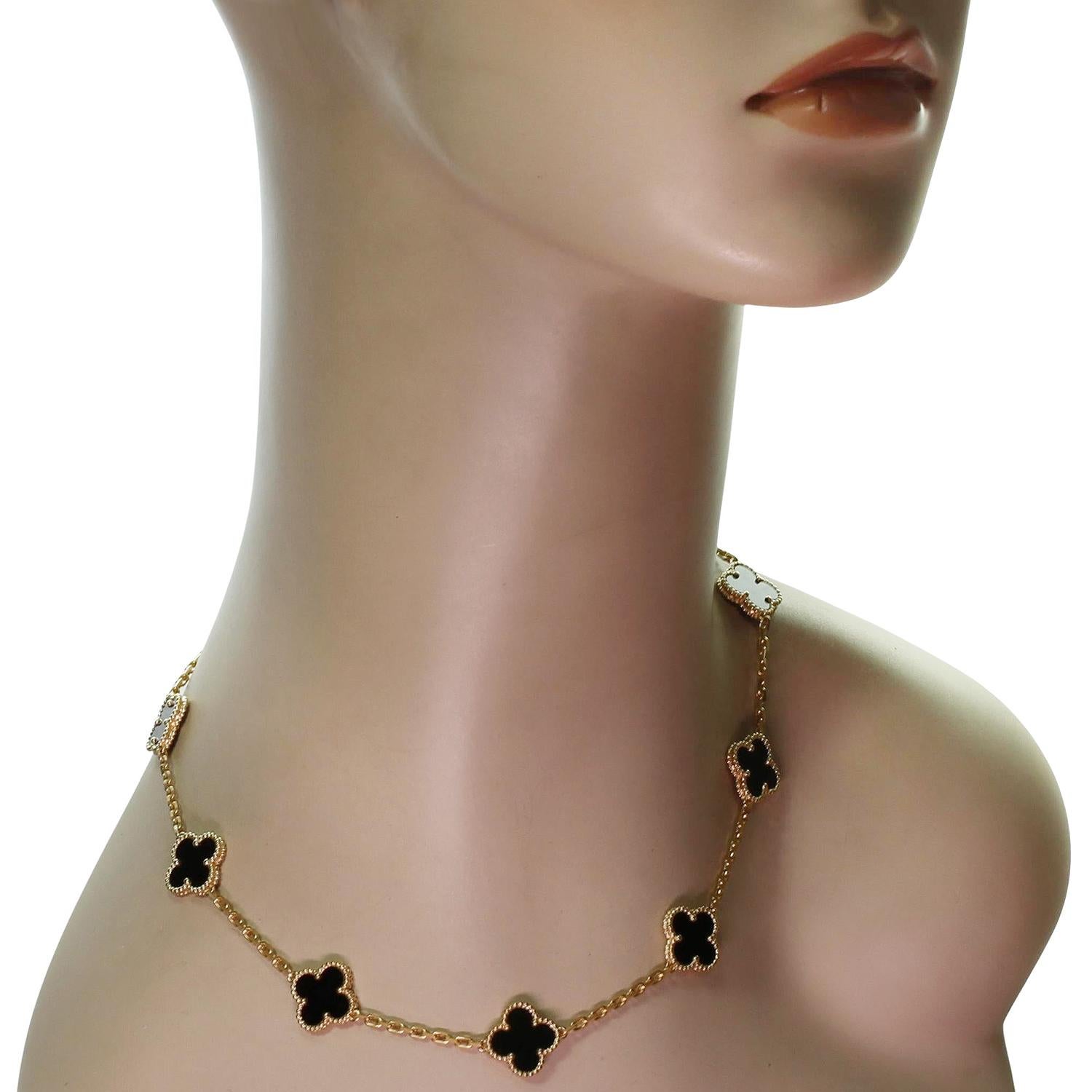 vintage alhambra necklace 10 motifs
