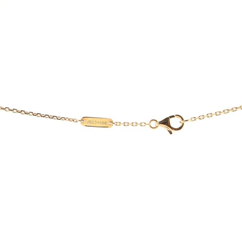 Women's or Men's Van Cleef & Arpels Vintage Alhambra Pendant Necklace 18k Rose Gold