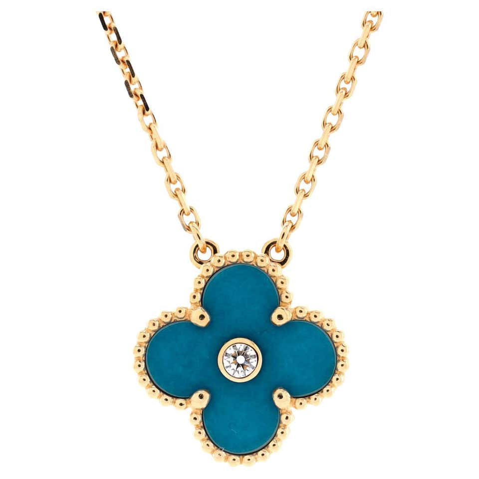 Van cleef & arpels necklace red Clearance