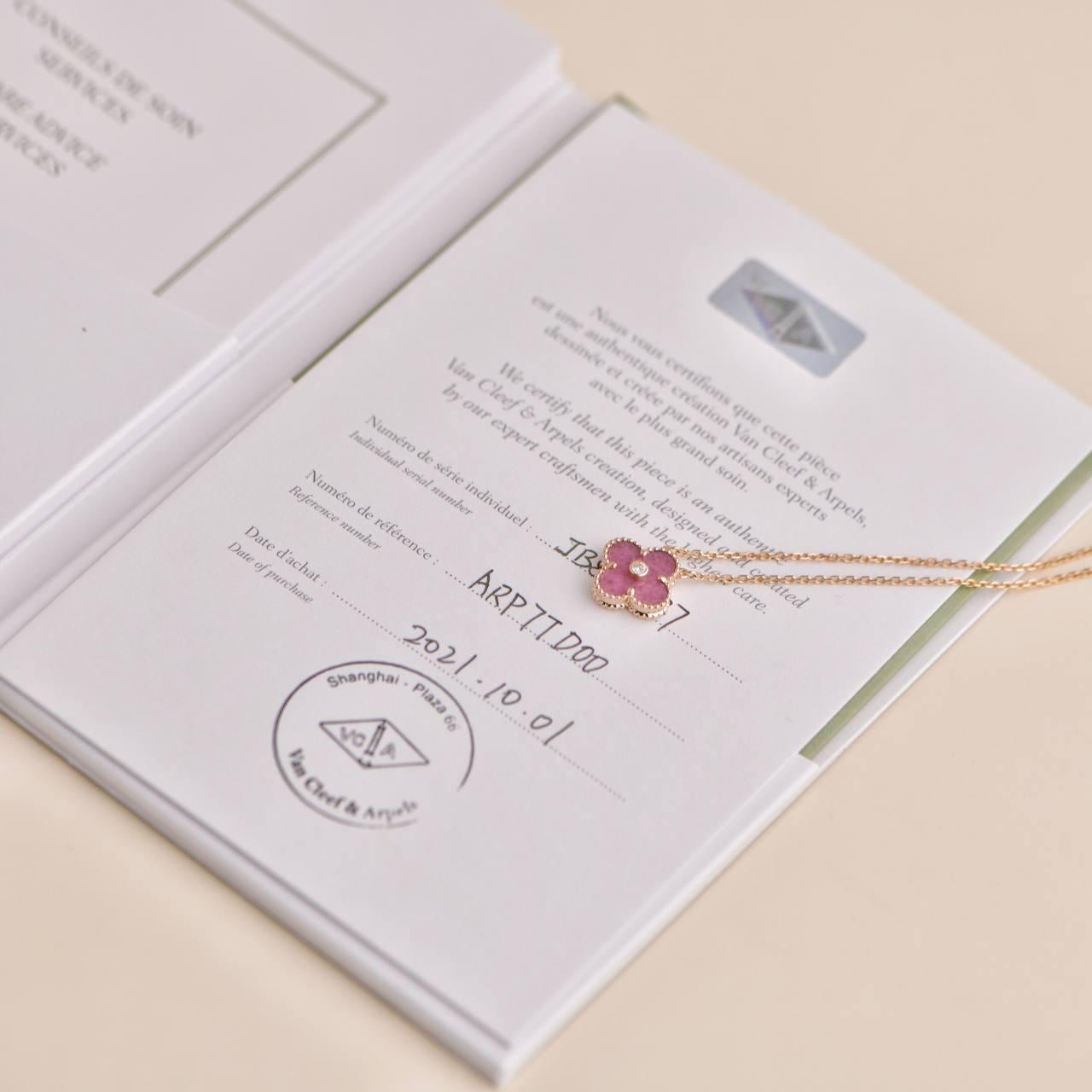 van cleef rhodonite