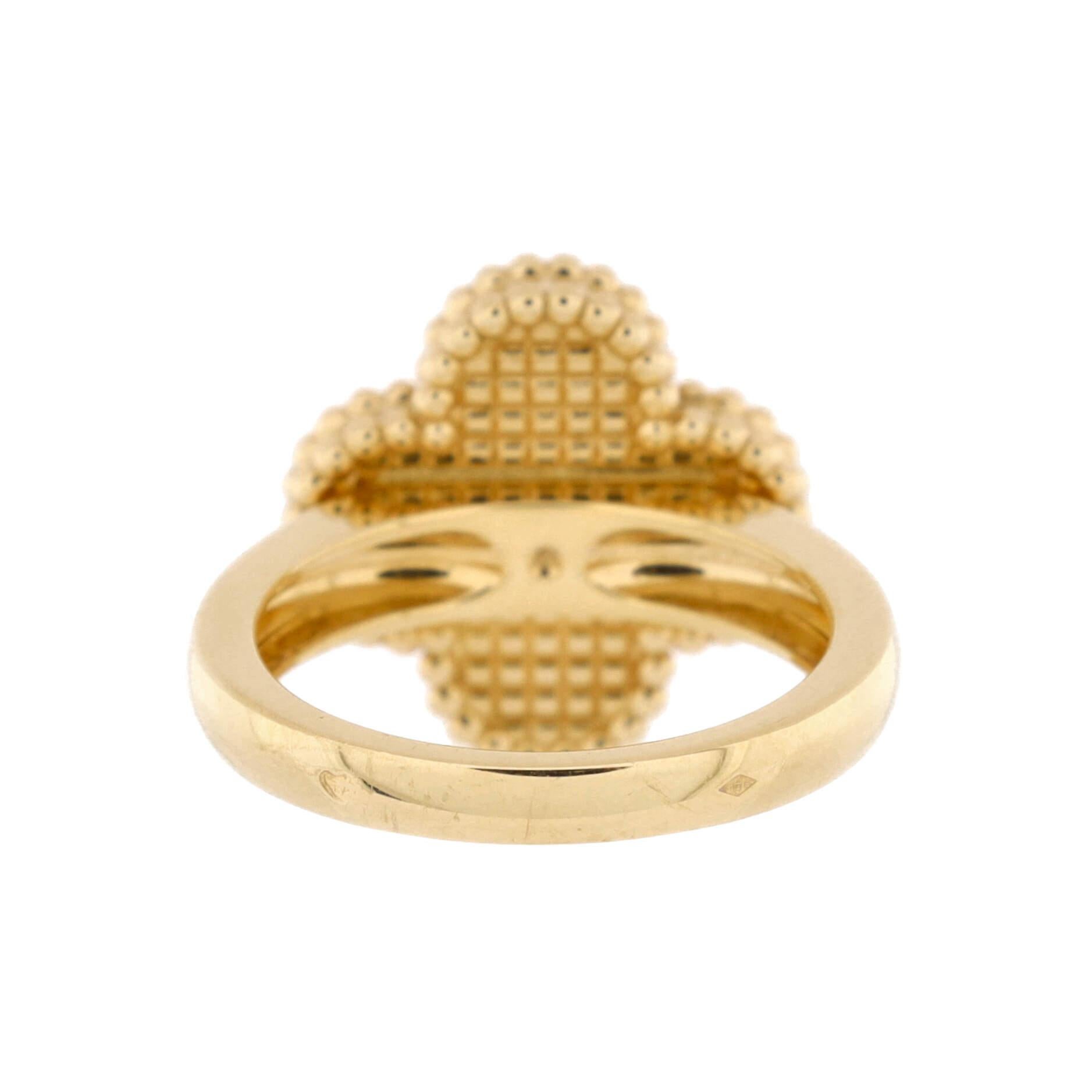 van cleef guilloche ring