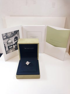 Van Cleef & Arpels Vintage Alhambra-Ring aus 18 Karat Gold mit Diamanten und Perlmutt