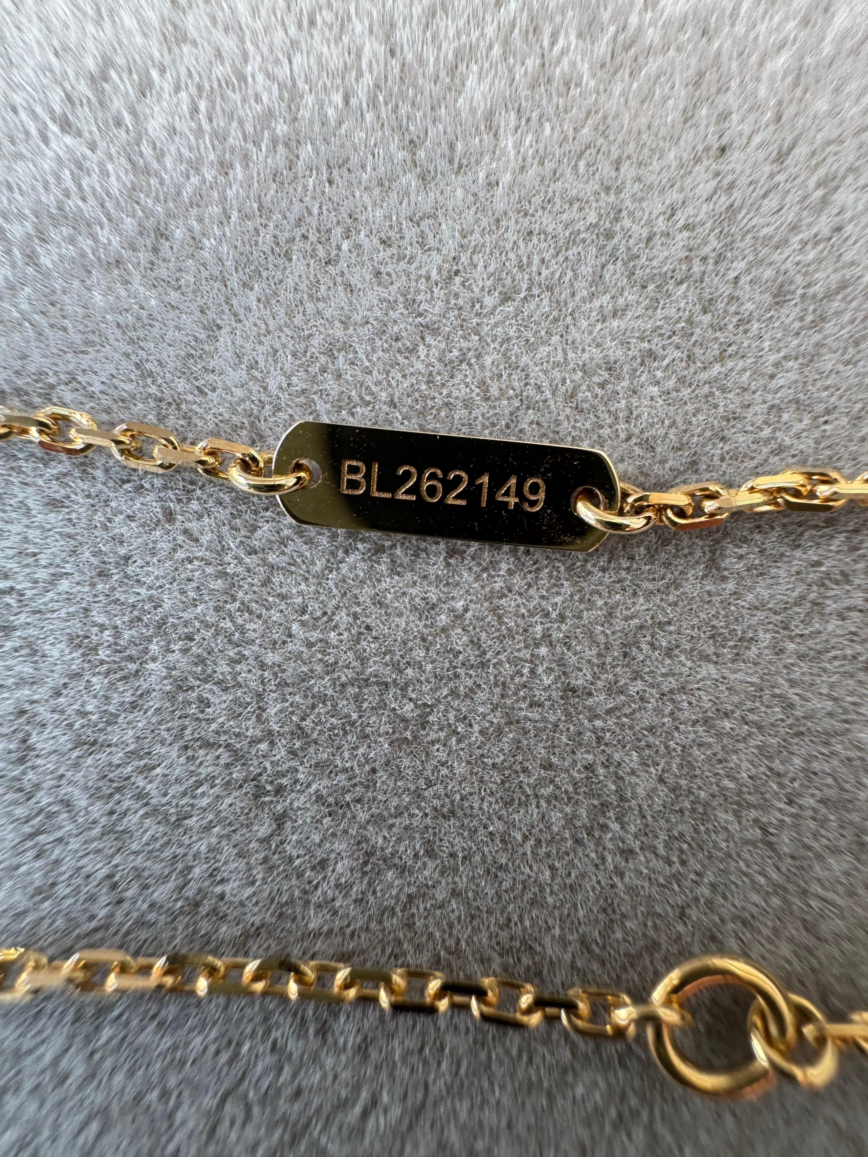 Van Cleef & Arpels Vintage Alhambra Star Holiday Edition Perlen-Anhänger-Halskette im Angebot 4