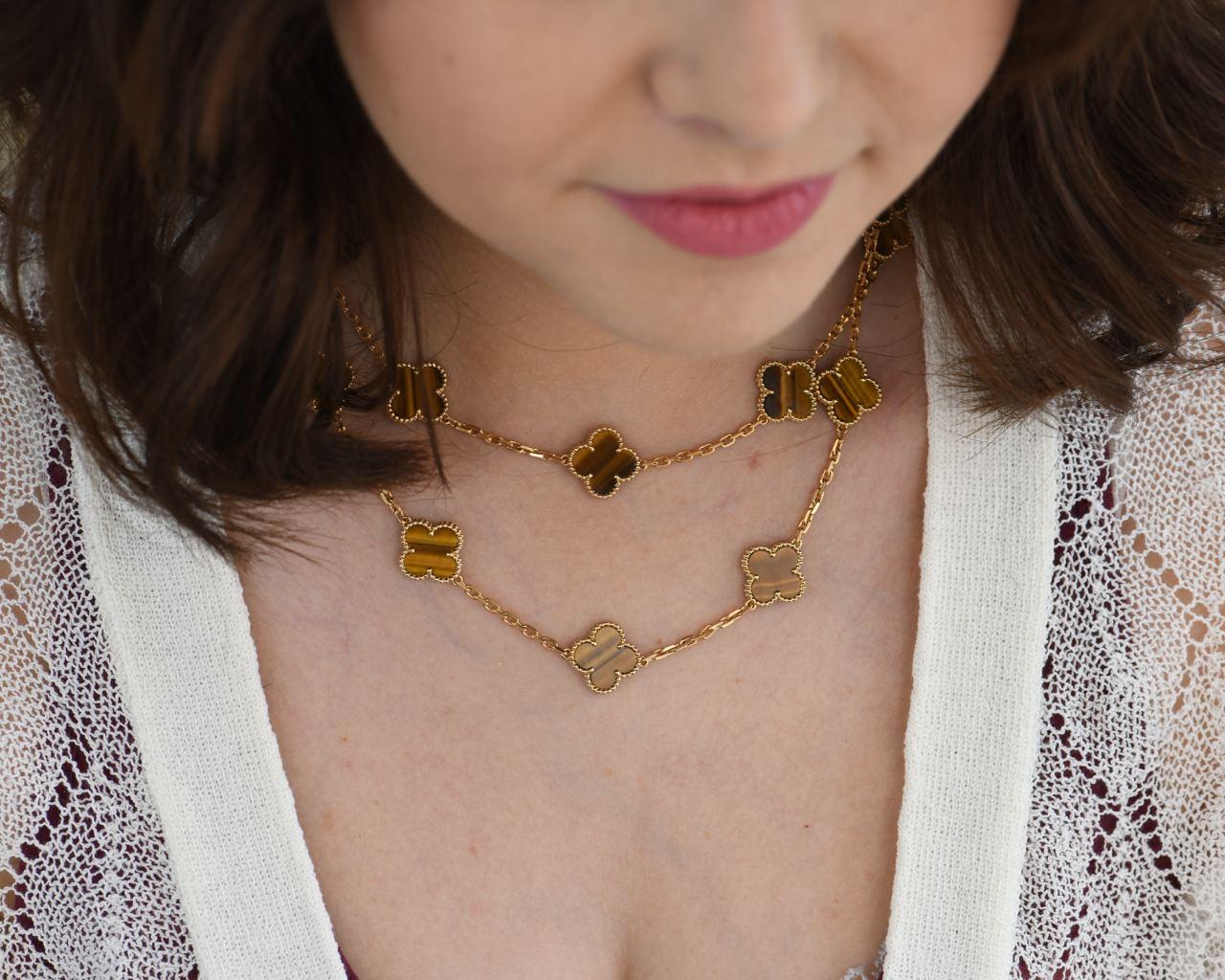 caleb williams van cleef necklace