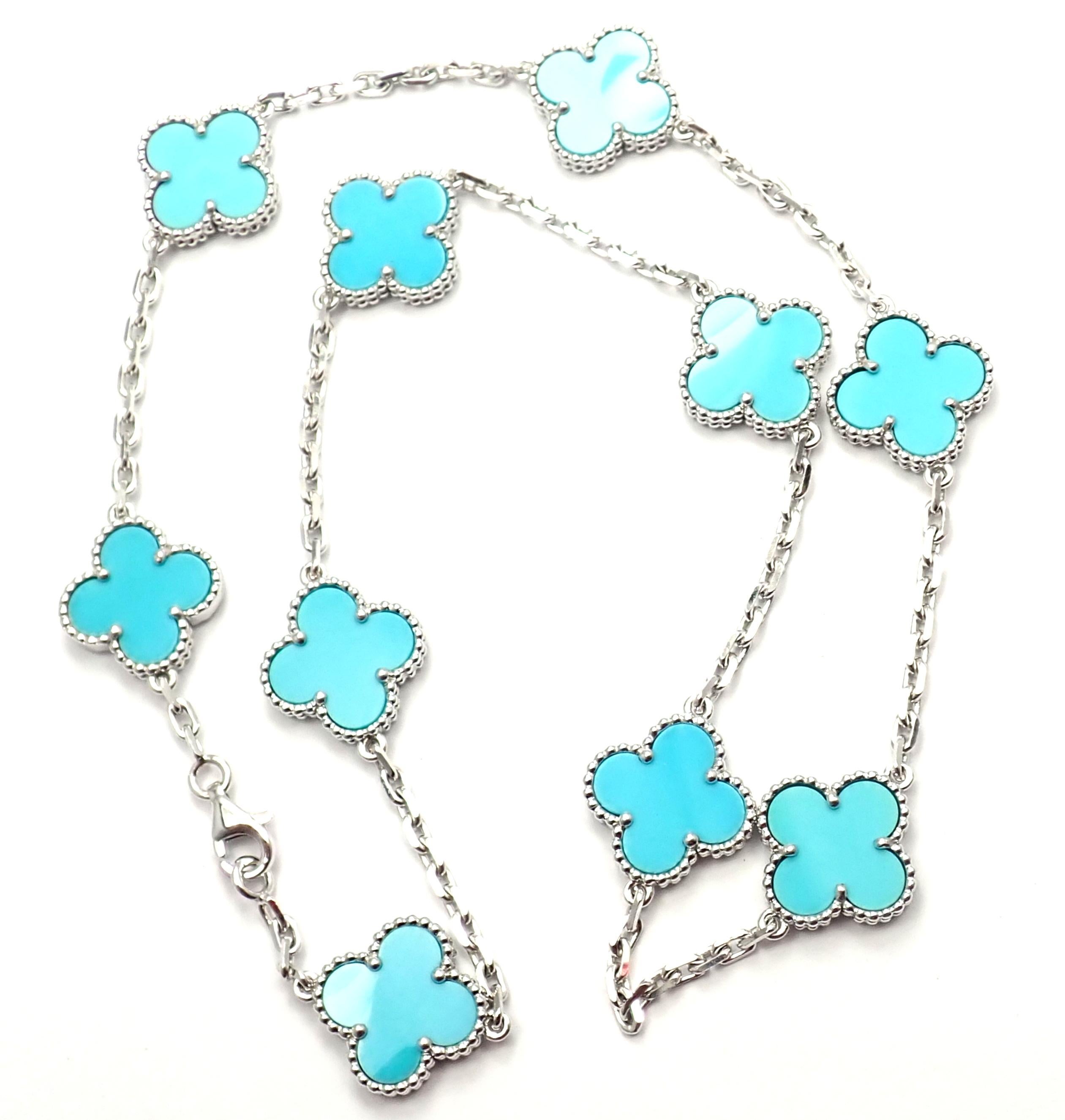 van cleef 10 motif necklace